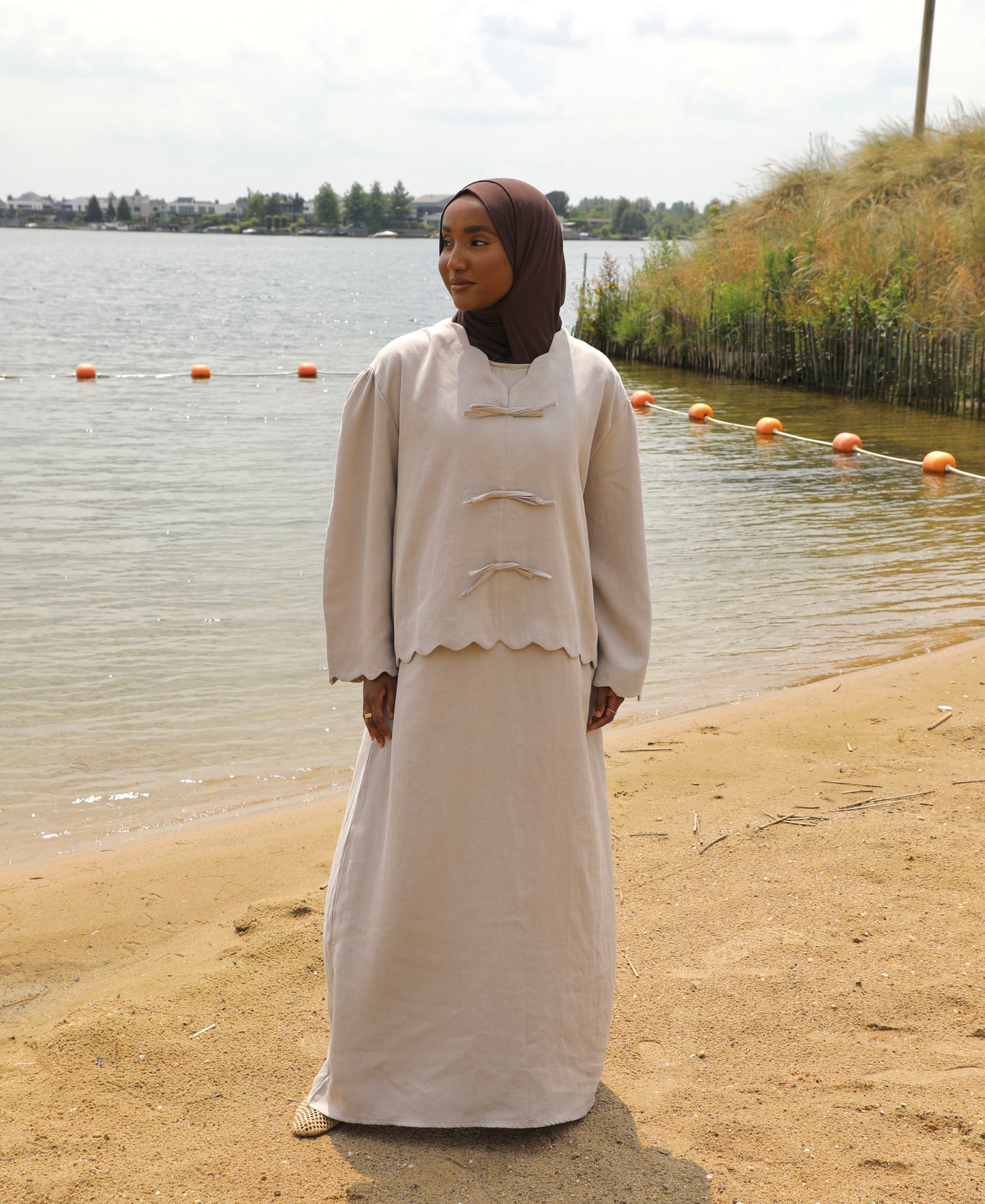 2 delig linen dress