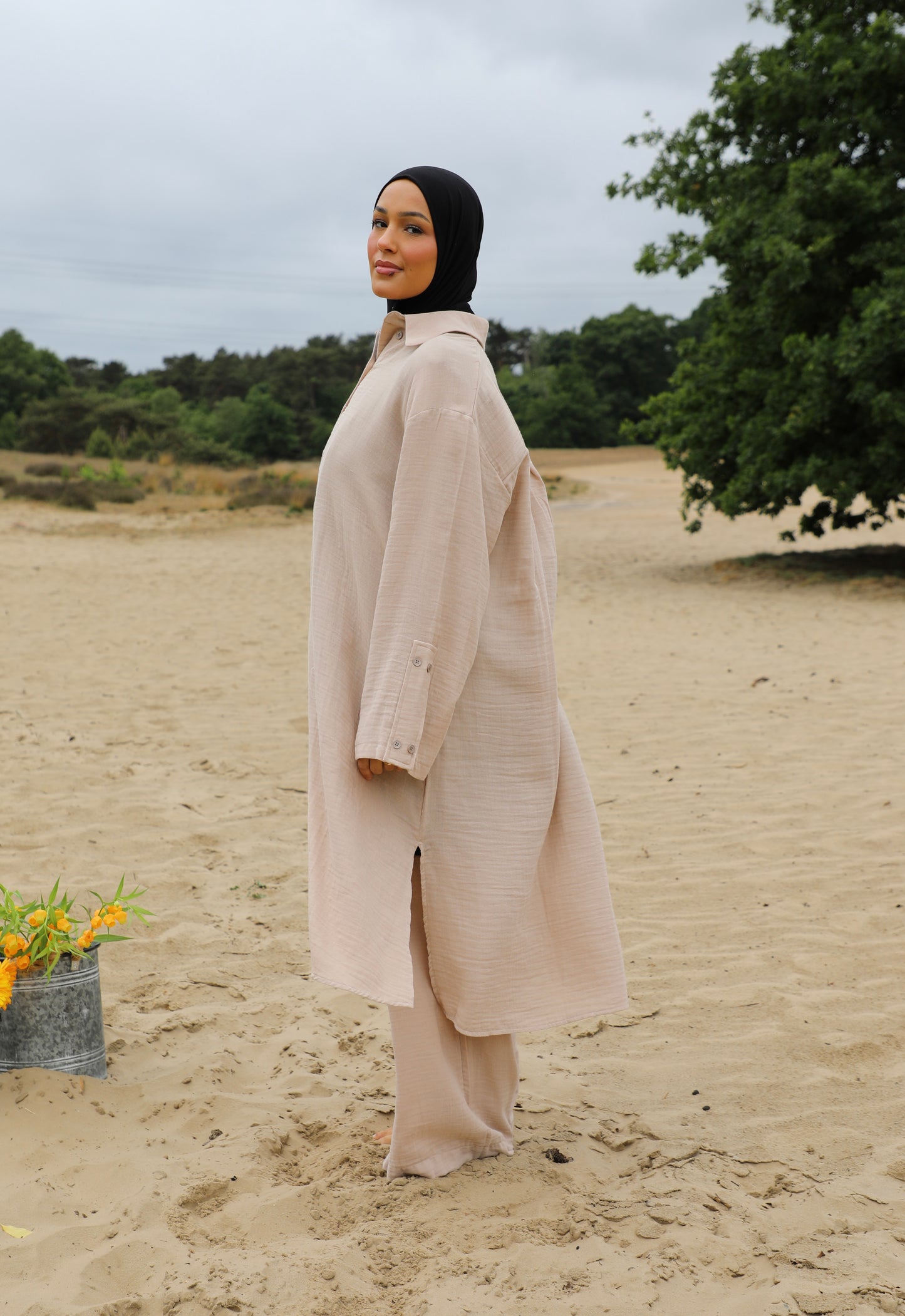 Long muslin set