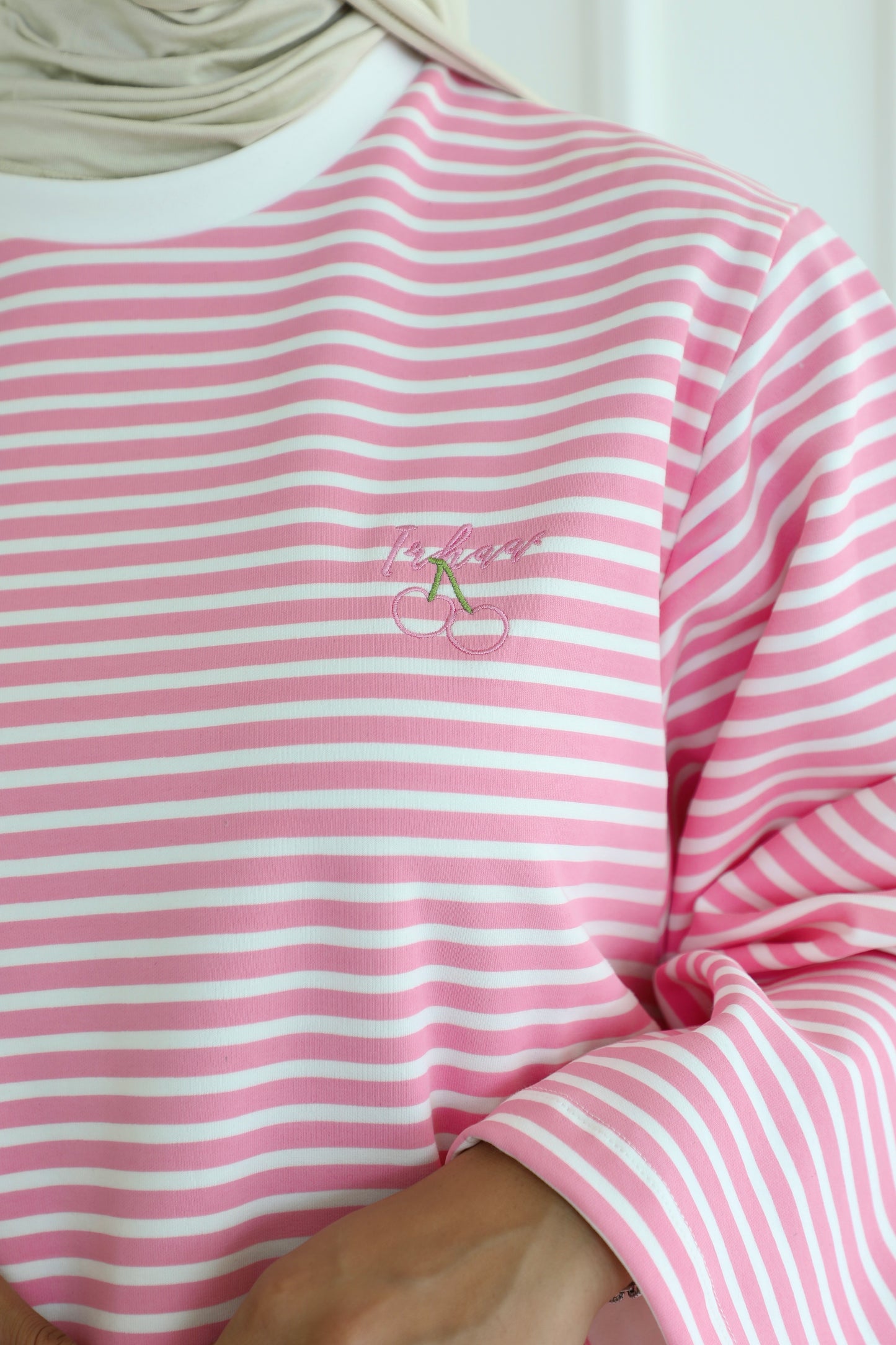 PRE ORDER Striped shirt with cherry