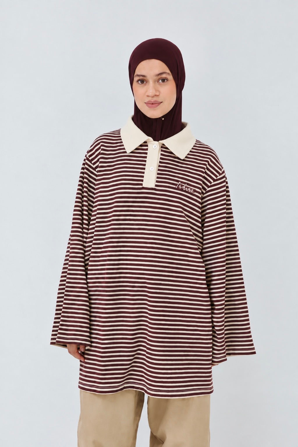 Irhaa striped polo shirt