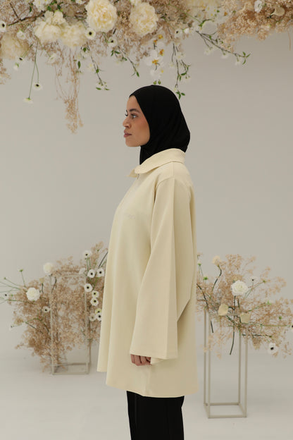 Irhaa oversized zip shirt