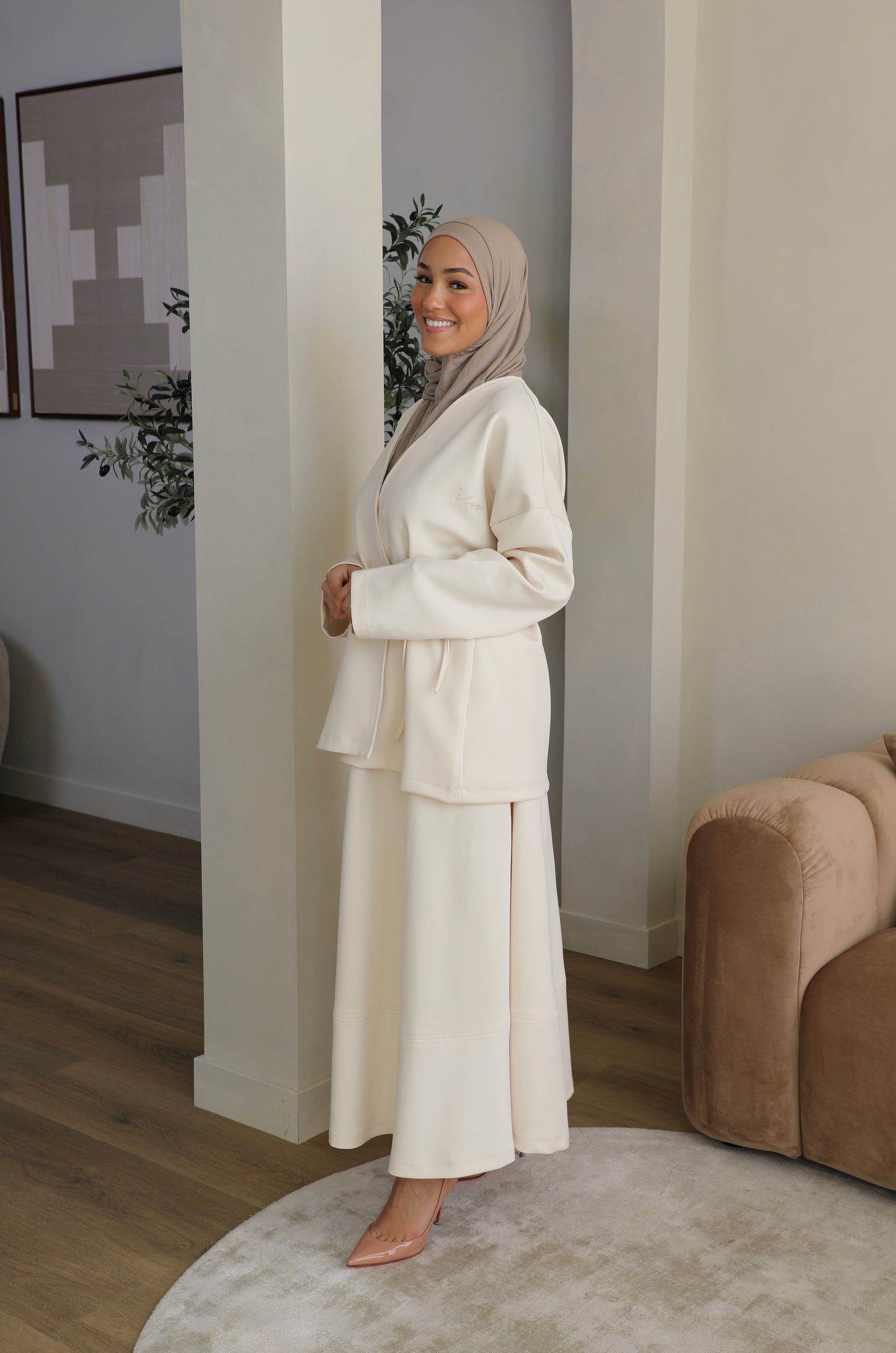 Skirt with vest
