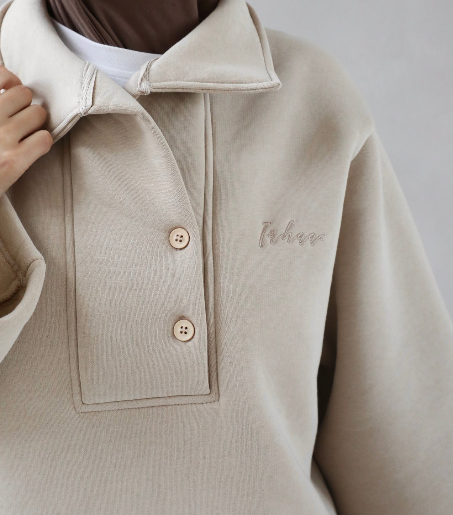 Dubble breasted sweater