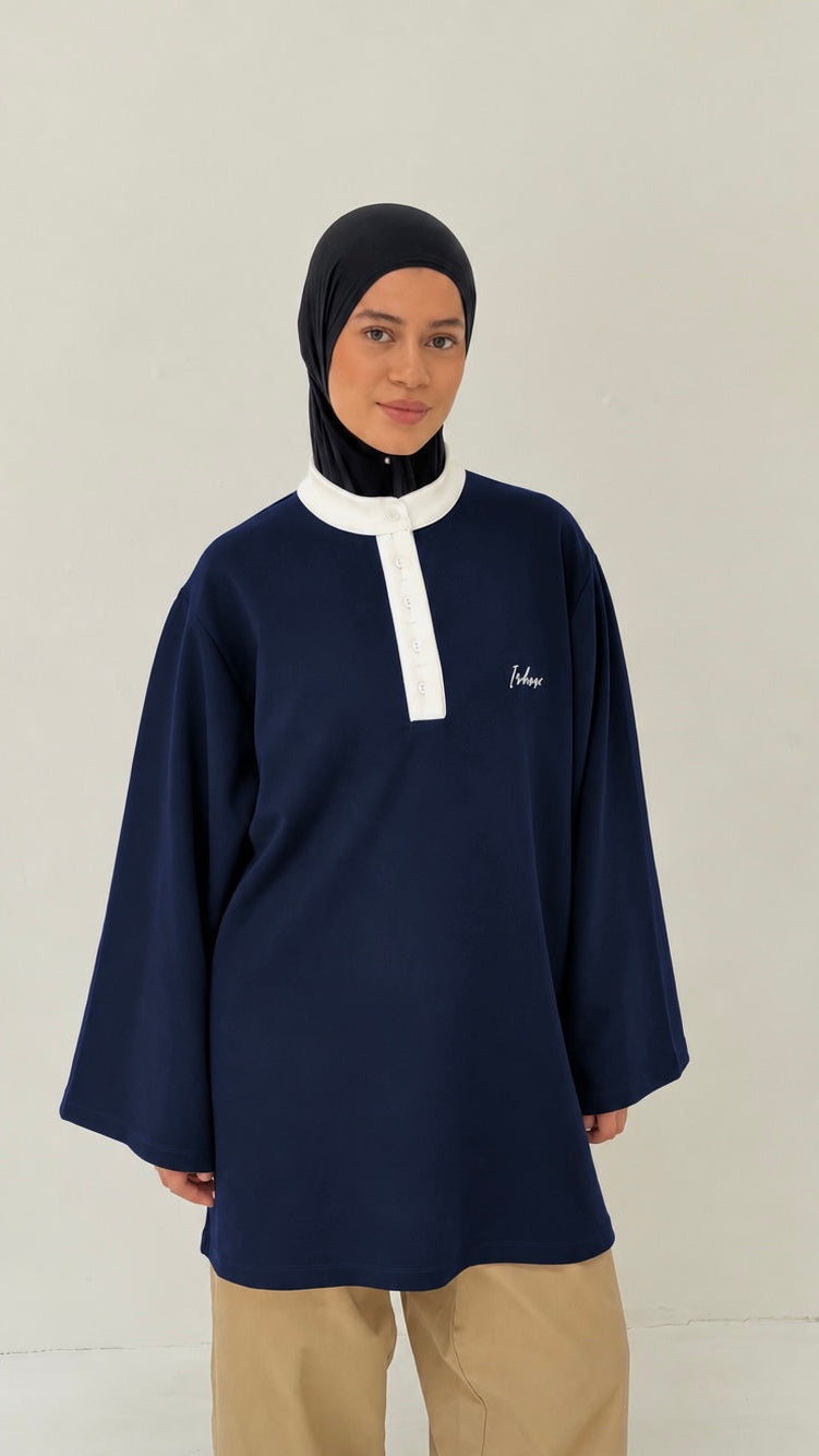 Irhaa oversized shirt with buttons
