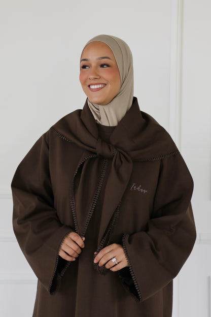 Irhaa dress with lace detail & scarf