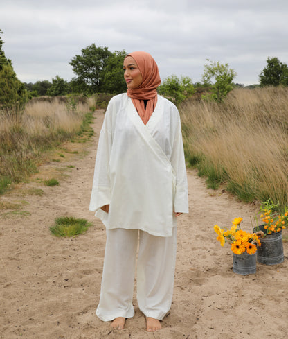 Oversized linen set