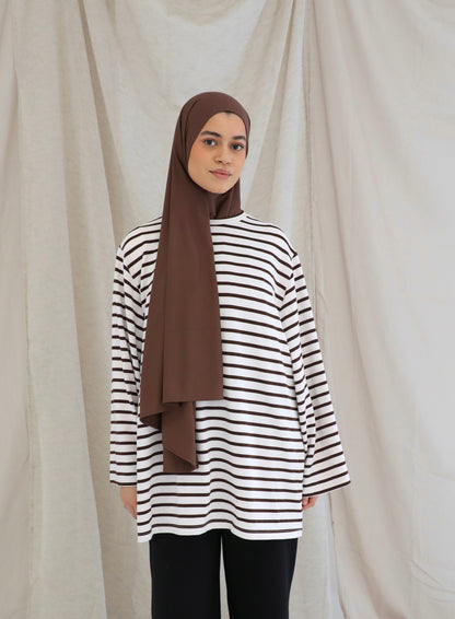 Striped oversized shirt