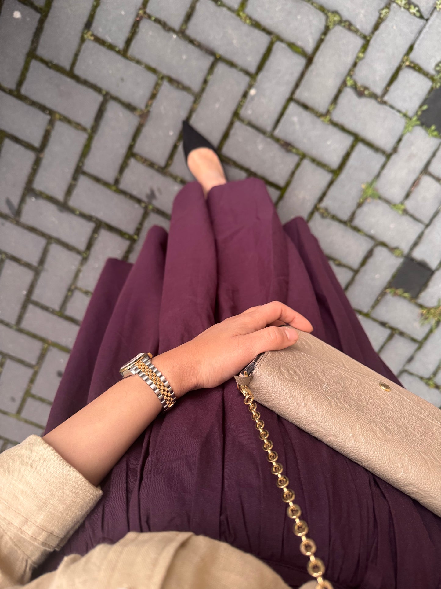 Linen skirt
