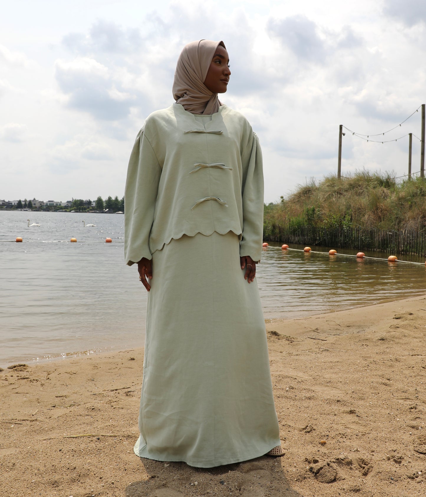 2 delig linen dress
