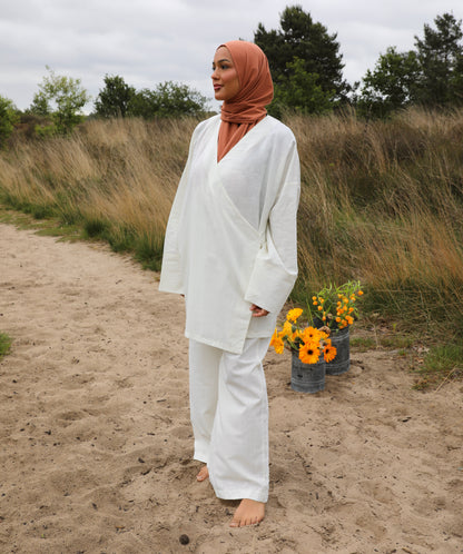 Oversized linen set