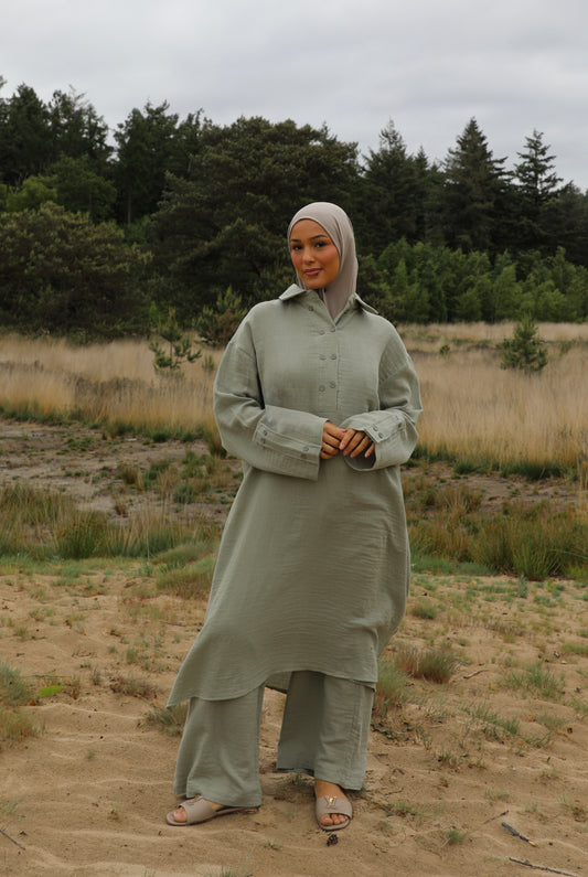 Long muslin set