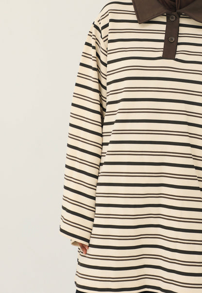 Irhaa striped polo shirt