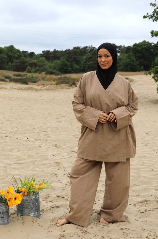 Oversized linen set