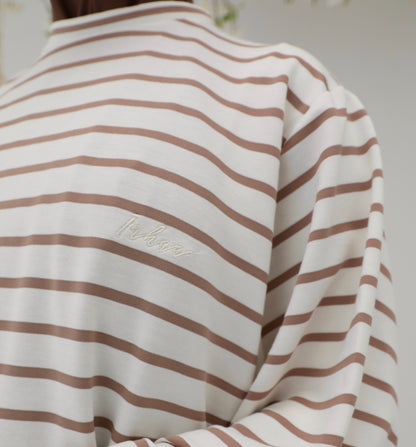 Striped oversized shirt