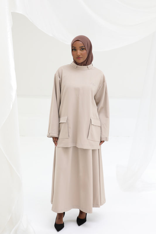 Skirt blouse set