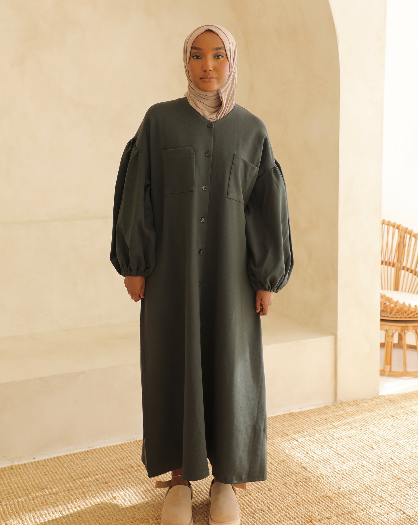 Irhaa polo balloon dress