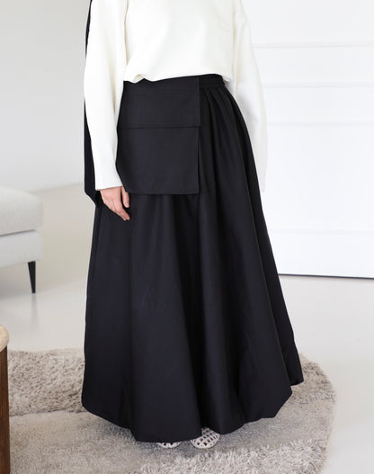 Balloon skirt with pocket