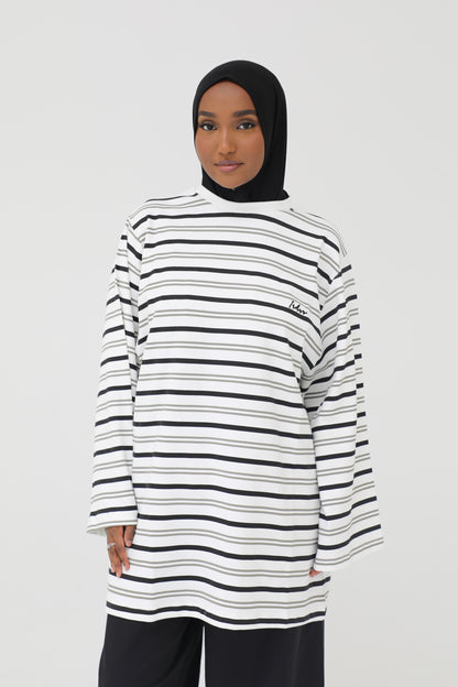 Irhaa striped shirt