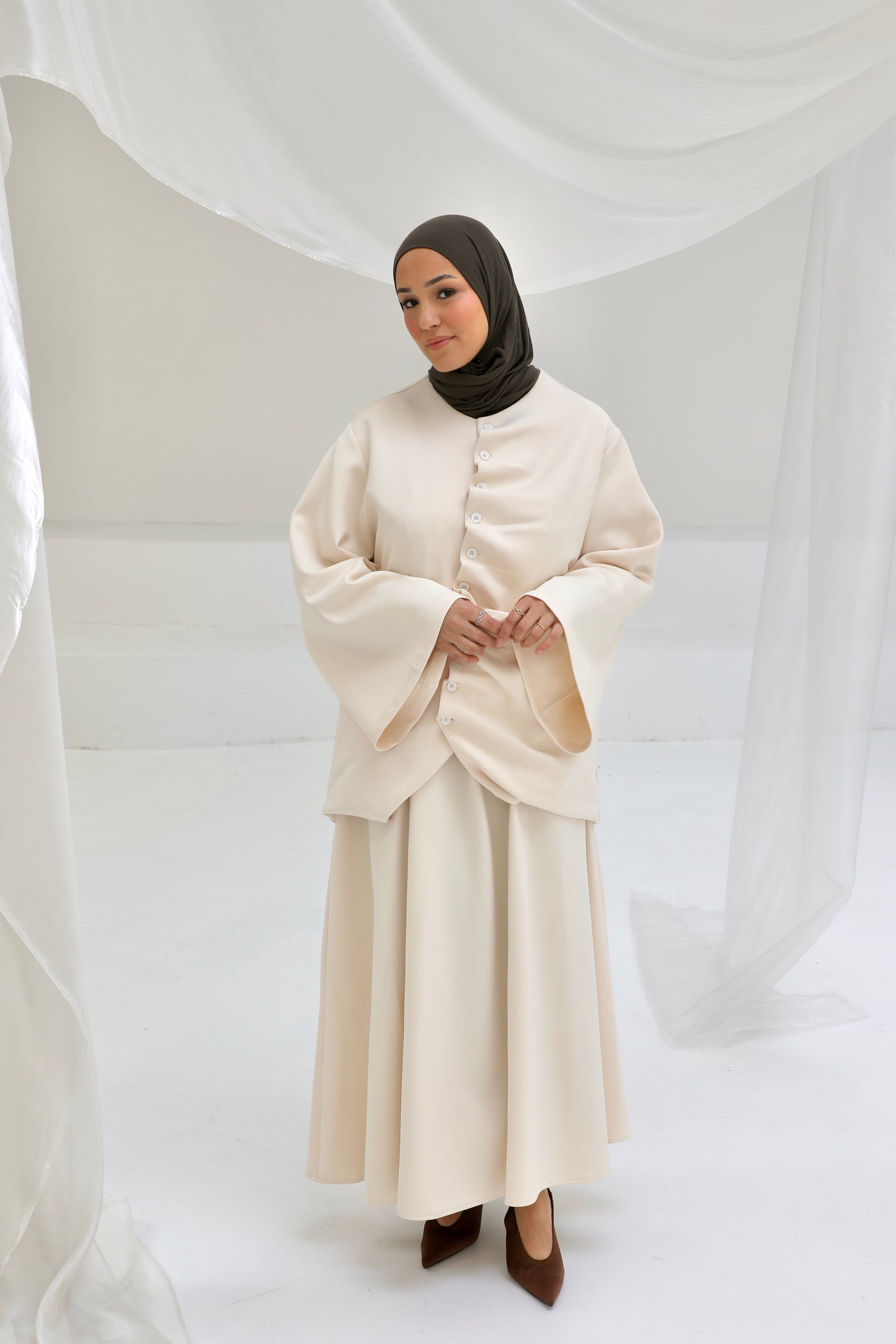 Skuba skirt blouse set