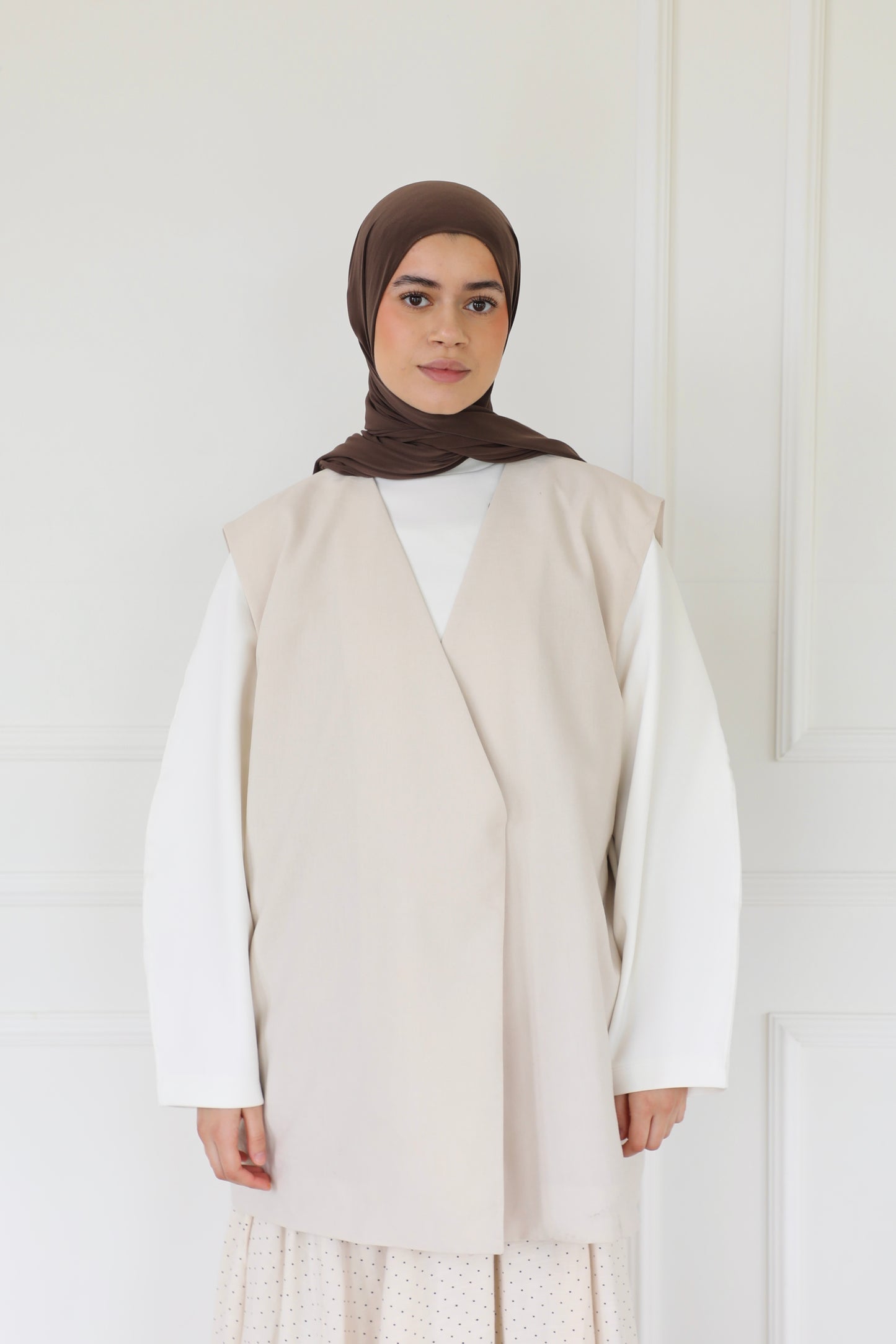 Linen gilet